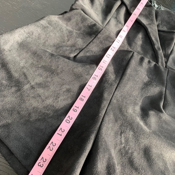 Luxxel Velour Black Romper - New, never worn - Picture 10 of 16